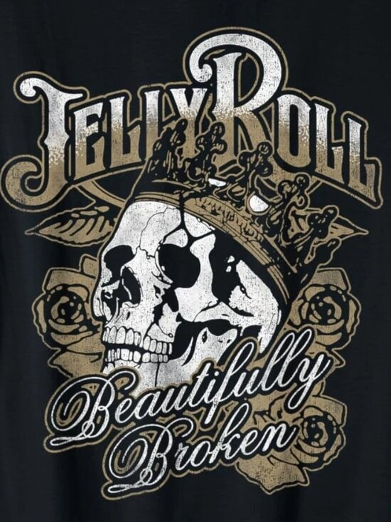 Jelly Roll - Beautifully Broken Unisex T-Shirt 187 - Picture 2 of 5